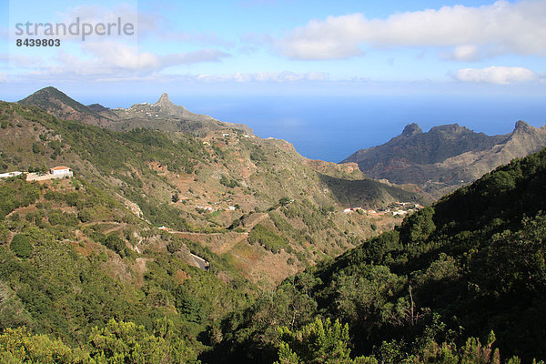 Landschaftlich schön  landschaftlich reizvoll  Europa  Berg  Landschaft  Meer  Kanaren  Kanarische Inseln  Spanien  Teneriffa