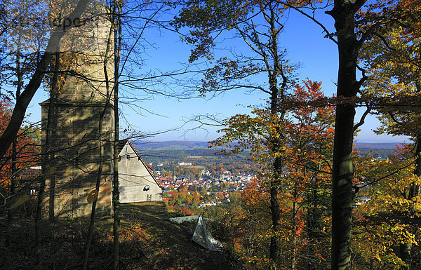 Naturschutzgebiet  Panorama  Stadt  Ruine  Deutschland  Nordrhein-Westfalen  Observation Tower  Westfalen