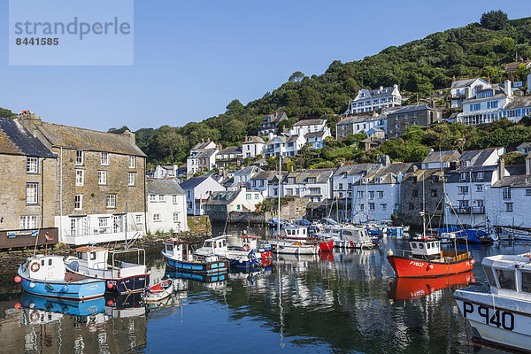 Fischereihafen  Fischerhafen  Hafen  Europa  britisch  Großbritannien  Küste  angeln  Cornwall  England  Fischerboot  Fischerdorf