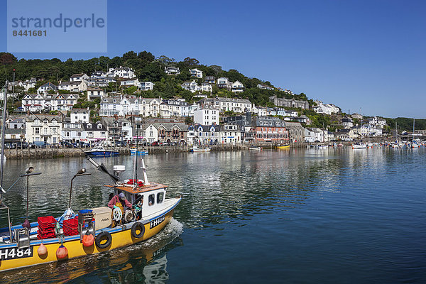 Fischereihafen  Fischerhafen  Hafen  Europa  britisch  Großbritannien  Cornwall  England