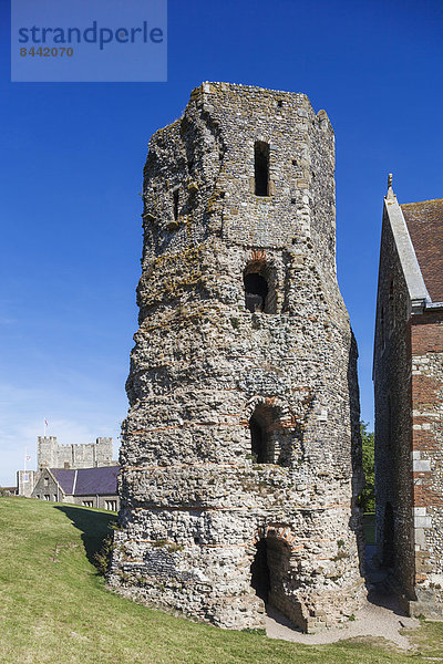 Europa  Palast  Schloß  Schlösser  britisch  Großbritannien  Geschichte  Leuchtturm  England  Kent  römisch