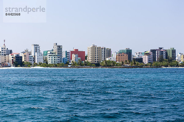 Malediven  Ansicht von Male
