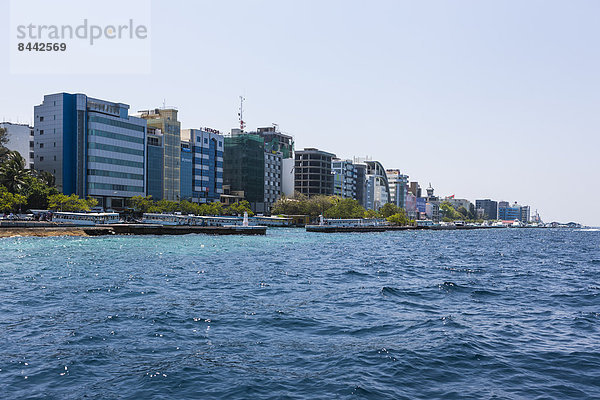 Malediven  Male  Hafeneinfahrt
