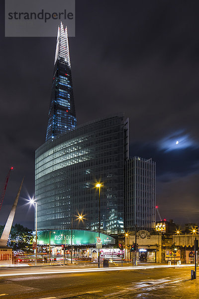 UK  London  London  view to The Shard at night