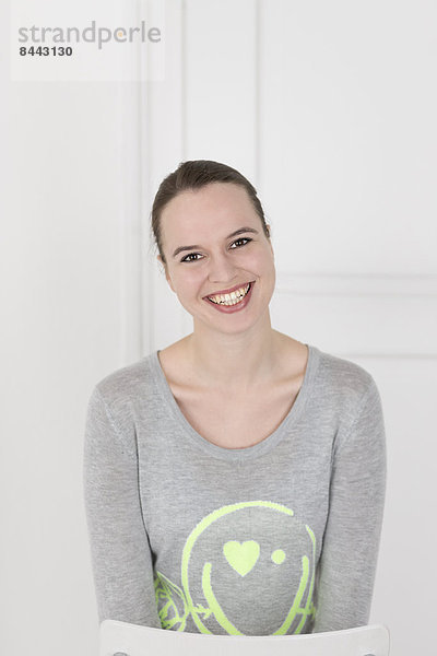 Smiling young woman  portrait