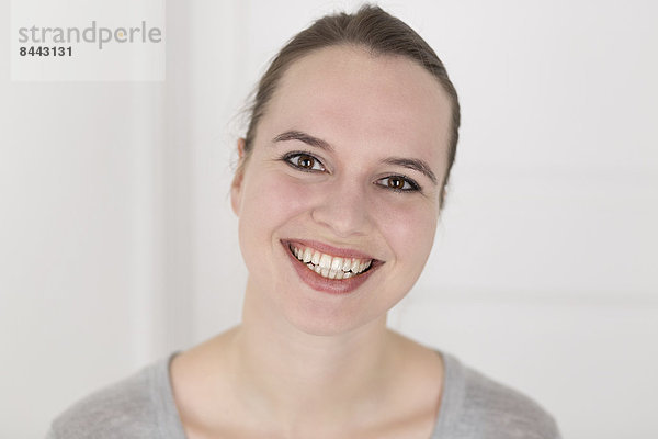 Smiling young woman  portrait