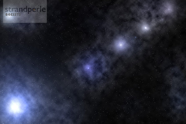Starry sky  galaxy cluster  composing