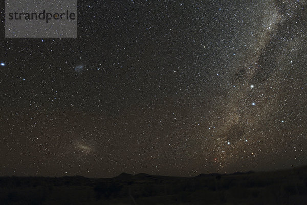 Afrika  Namibia  Große Magellansche Wolke  Kleine Magellansche Wolke und Milchstraße