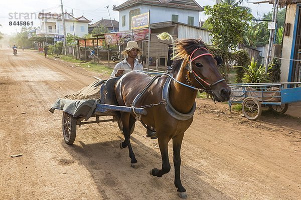 Fuhrwerk  Fluss  Dorf  Zeichnung  Südostasien  Vietnam  Angkor  Asien  verboten  Kambodscha