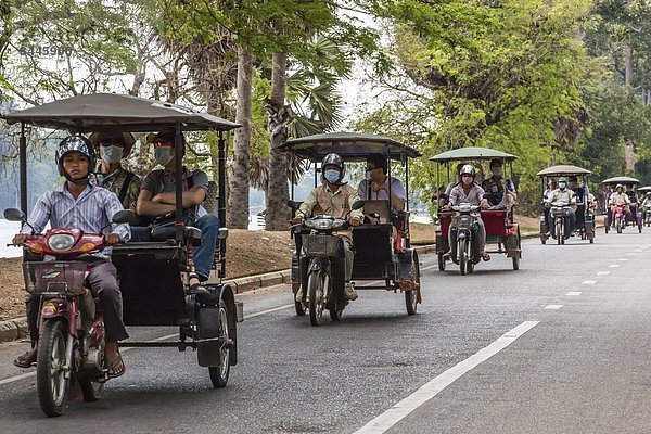 Tourist  Südostasien  Vietnam  Angkor  Asien  Kambodscha  voll  Weg