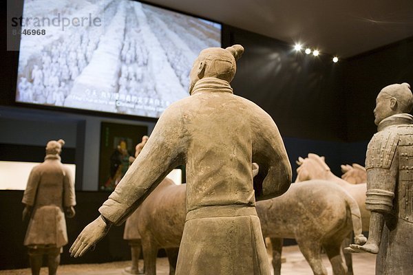 zeigen  Geschichte  Museum  Kampf  China  Terrakotta  Xian