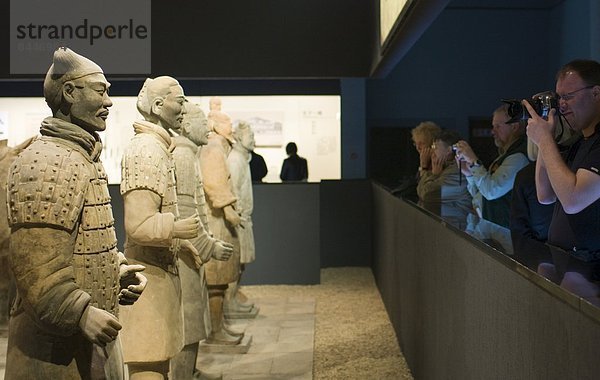 zeigen  Fotografie  Tourist  Geschichte  Museum  Kampf  China  Terrakotta  Xian