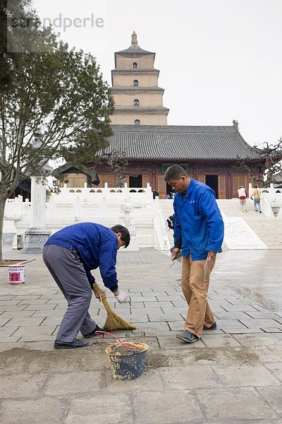 Fortschritt  chinesisch  Monument  reparieren  China  Wildgans-Pagoden  Xian