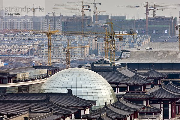 Architektur  Ansicht  China  neu  alt  Pagode  Xian