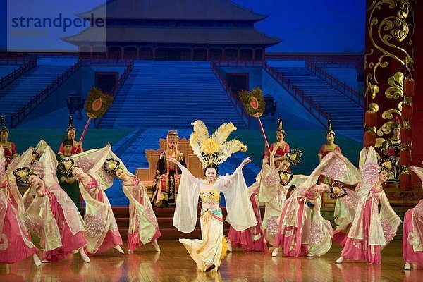 tanzen Tänzer zeigen China Show Xian