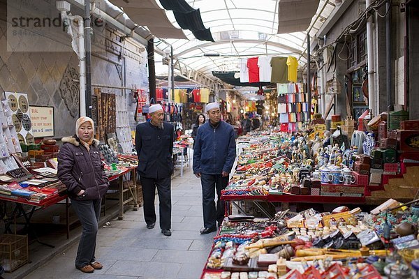 Blumenmarkt  chinesisch  verkaufen  Souvenir  China  Ortsteil  Markt  Xian