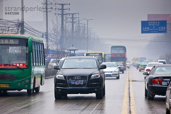 Verkehr  fahren  Straße  Audi  China  Import  Straßenverkehr  Xian