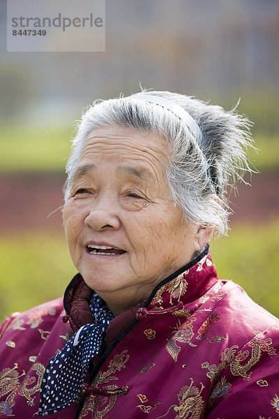 Stadtmauer  Frau  Senior  Senioren  China  Xian
