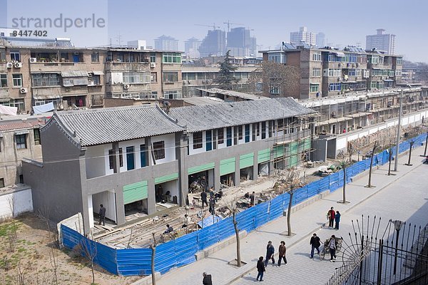 bauen Gebäude unterhalb China neu Xian