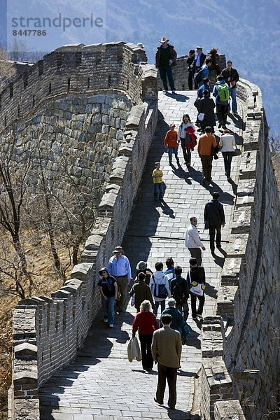 Wand  gehen  Tourist  groß  großes  großer  große  großen  China  antik