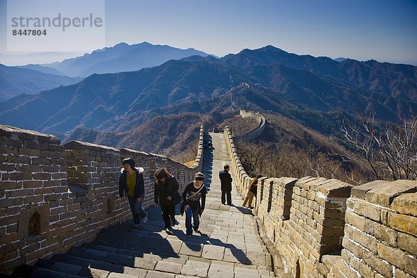 Wand  gehen  Tourist  groß  großes  großer  große  großen  China  antik