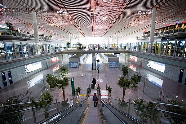 innerhalb  Flughafen  Globalisierung  Peking  Hauptstadt  3  Abflughalle  China