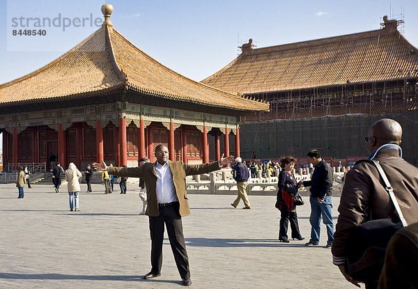 Großstadt  Tourist  verboten  amerikanisch  Peking  Hauptstadt  China