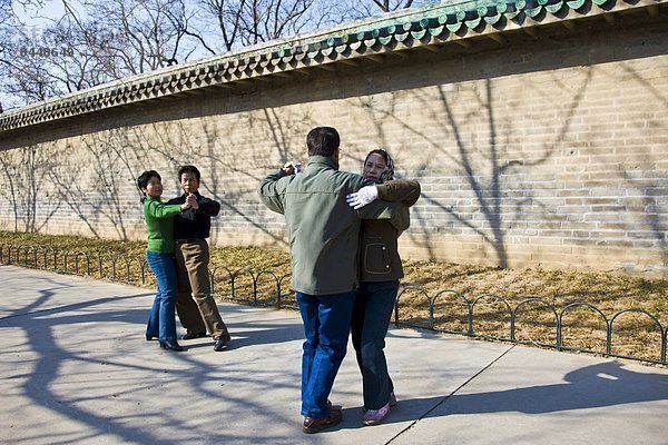 tanzen Peking Hauptstadt Himmel China