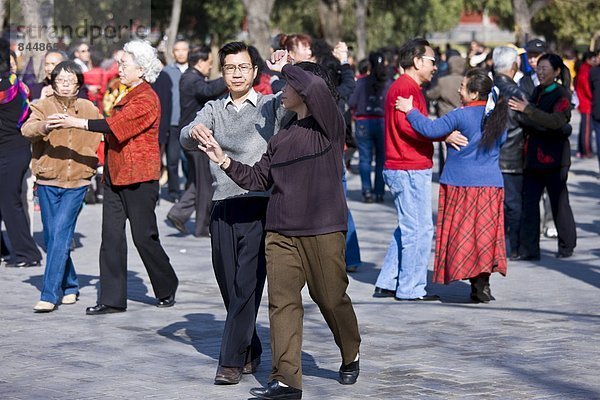 tanzen Peking Hauptstadt Himmel China