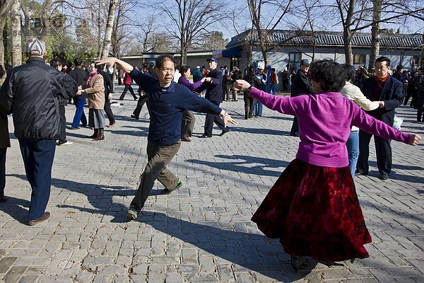 tanzen Peking Hauptstadt Himmel China