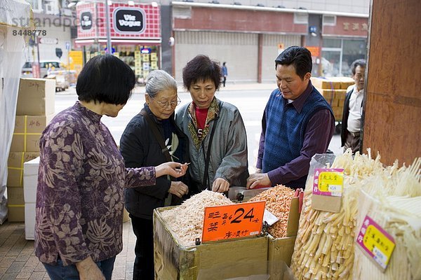 Fisch  Pisces  Frau  Straße  Gesundheitspflege  chinesisch  kaufen  Laden  China  getrocknet  Hongkong