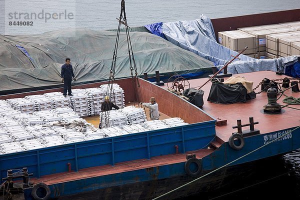 beladen  Schiff  Ladung  China