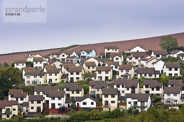 Großbritannien Gebäude Küste Stadt Devon