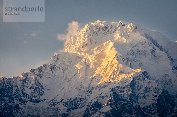 Abend  Himalaya  Annapurna  Asien  Nepal  Süden  Sonne