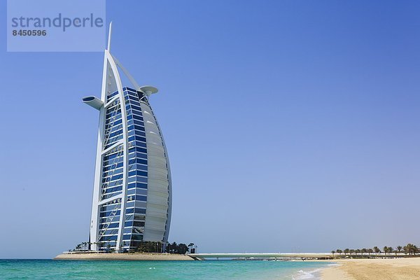 Hotel Burj Al Arab  Jumeirah Beach  Dubai  Vereinigte Arabische Emirate  Naher Osten