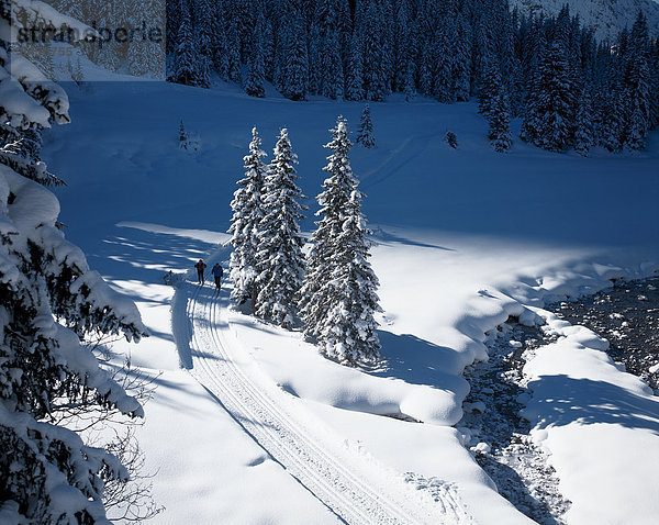 Winterlandschaft  Lech am Arlberg  Österreich