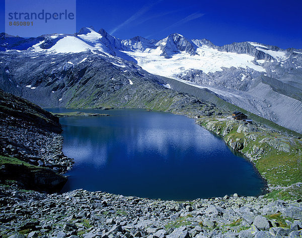 Gerlossee und Reichenspitze  Zillertaler Alpen  Österreich