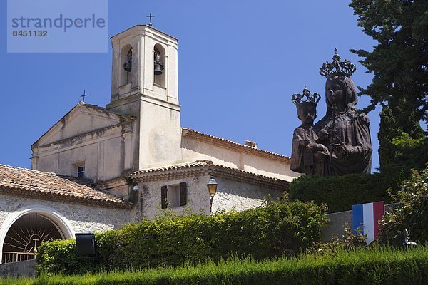 Jungfrau Maria  Madonna  Frankreich  Europa  Statue  Heiligtum  Provence - Alpes-Cote d Azur  Kapelle