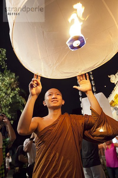 Papier  Laterne - Beleuchtungskörper  Festival  Südostasien  Asien  Chiang Mai  Thailand