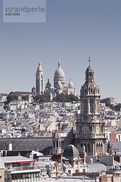 Dach  Paris  Hauptstadt  Frankreich  Europa  sehen  über