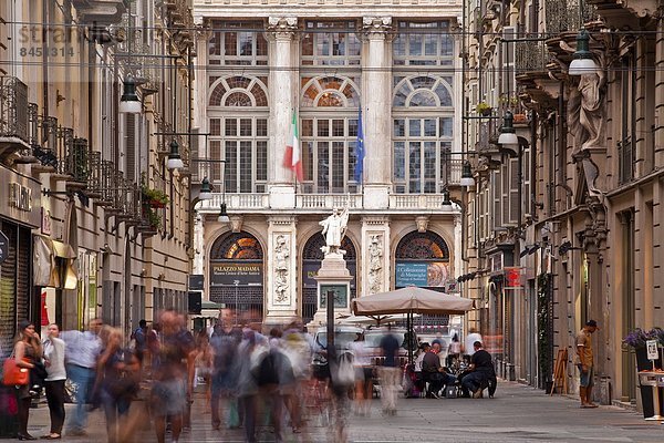 Europa  beschäftigt  Palast  Schloß  Schlösser  Ende  Garibaldi  Italien  Piemont  Turin