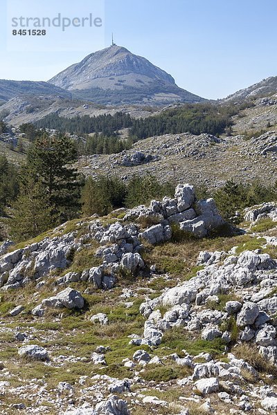 entfernt  Europa  Ansicht  Mausoleum  Montenegro