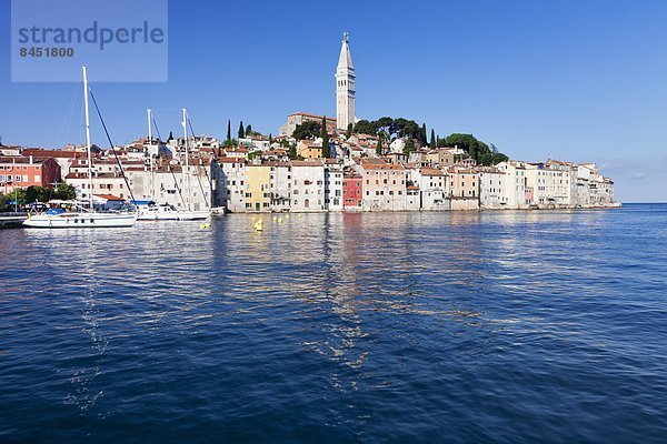 Europa Stadt Kathedrale Adriatisches Meer Adria Kroatien Istrien alt Rovinj