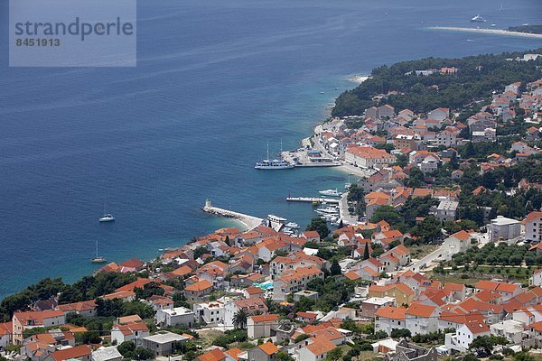 hoch  oben  Hafen  Europa  Ansicht  Kroatien