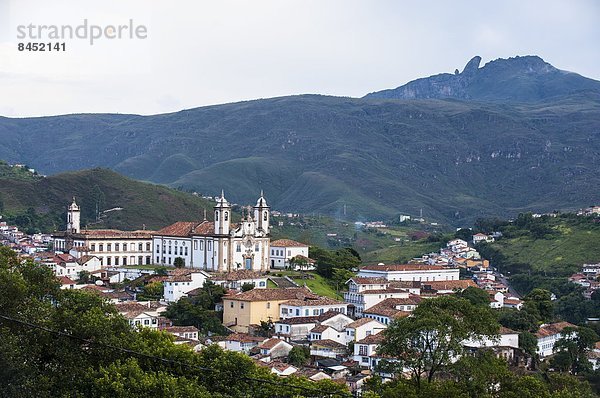 über  Stadt  Ansicht  UNESCO-Welterbe  Brasilien  Minas Gerais  Südamerika