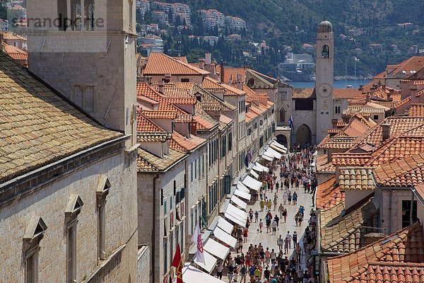 Europa  Altstadt  UNESCO-Welterbe  Kroatien  Dubrovnik