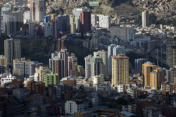 La Paz Hauptstadt Bolivien La Paz