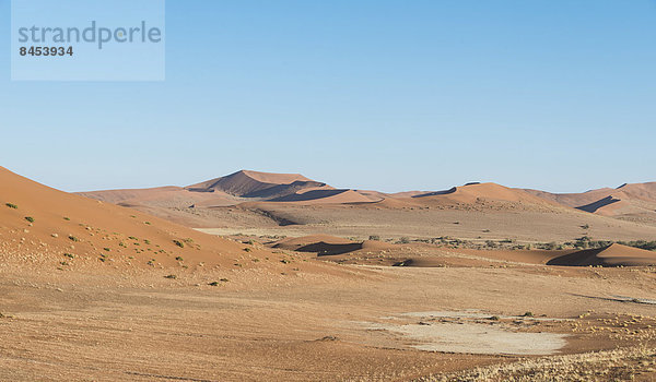 Dünenlandschaft  Sossusvlei  UNESCO Weltnaturerbe  Namib-Wüste  Namibia