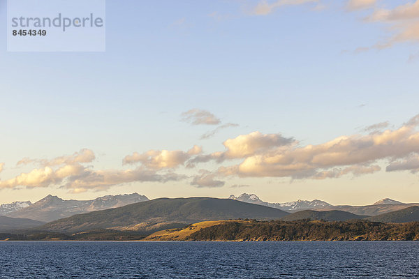 Landschaft am Beaglekanal  Provincia de Tierra del Fuego  Argentinien