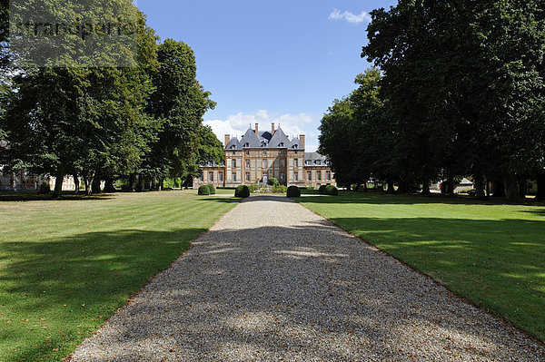 Schloss Chateau Fleury la Foret  Fleury-la-Forêt  Les Andelys  Department Eure  Region Haute Normandie  Frankreich